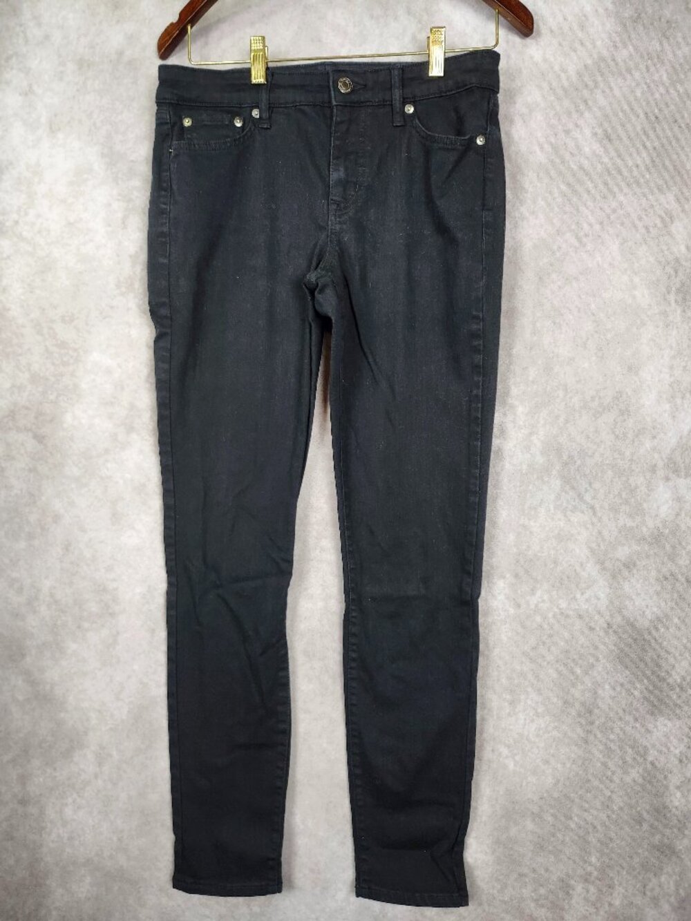 Lauren Ralph Lauren Black Stretchy Ankle Jeans Size 4